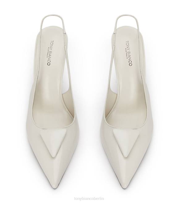 Pumps | de Tony Bianco Frauen Ingwer-Absätze Weiß hochglänzend 4624332